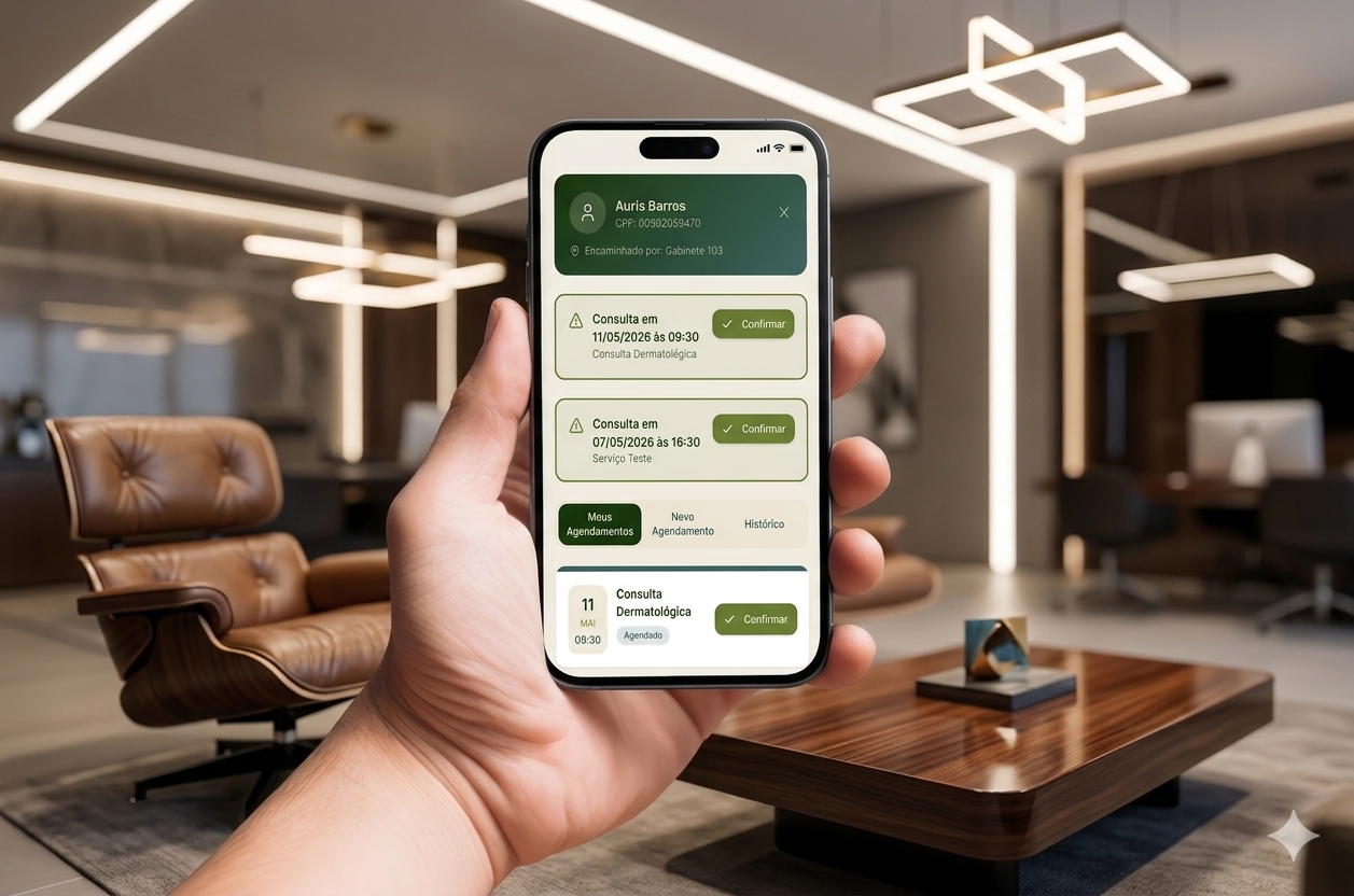 Aplicativo mobile do Alepe Connect Saúde